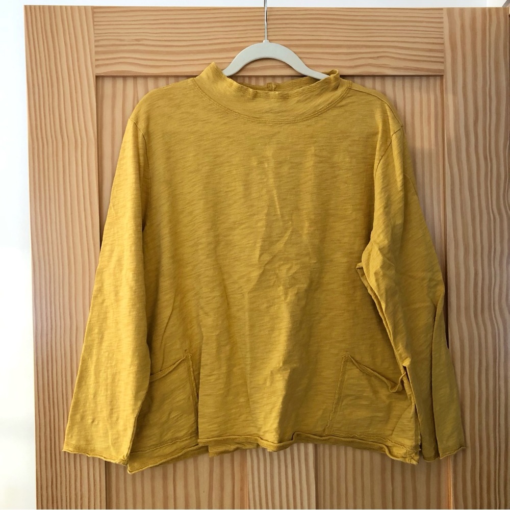 Habitat Escape Mock Neck Pocket Longsleeve T Shirt